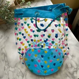 Vintage Heats round bottom 80s Bag  - vinyl material tote bag by Flomo